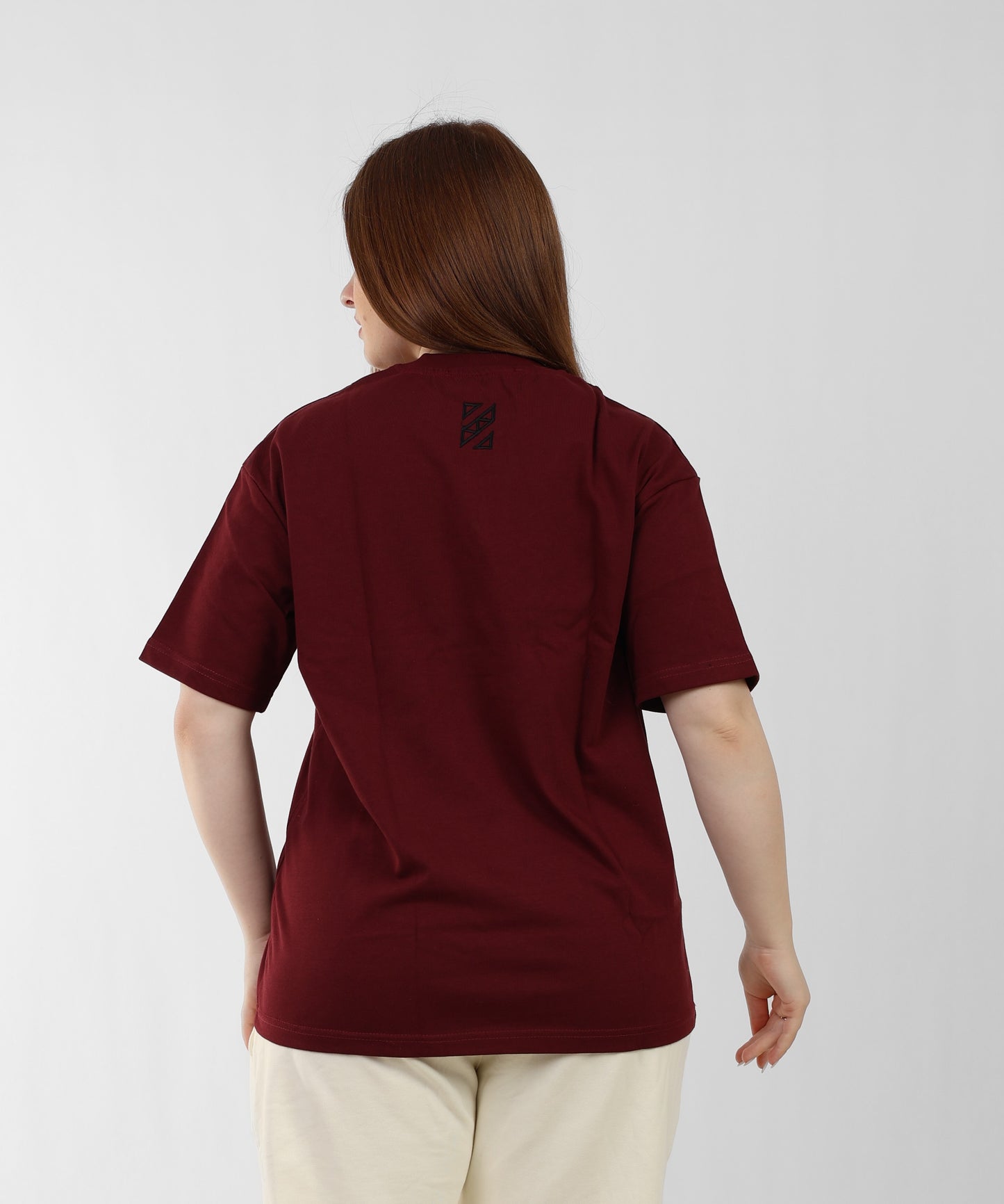 Burgundy Oversized Tee