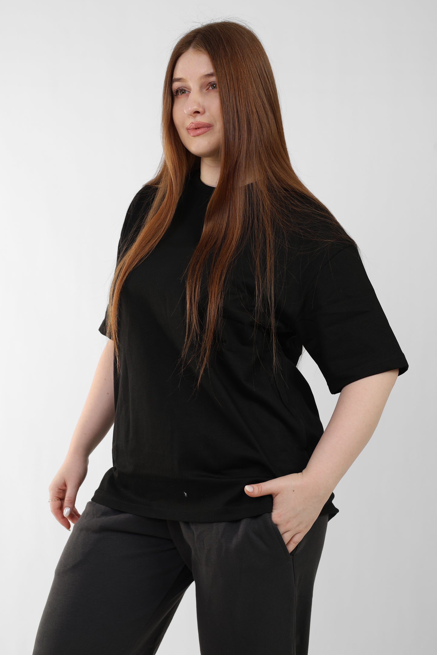 Black Oversized Tee