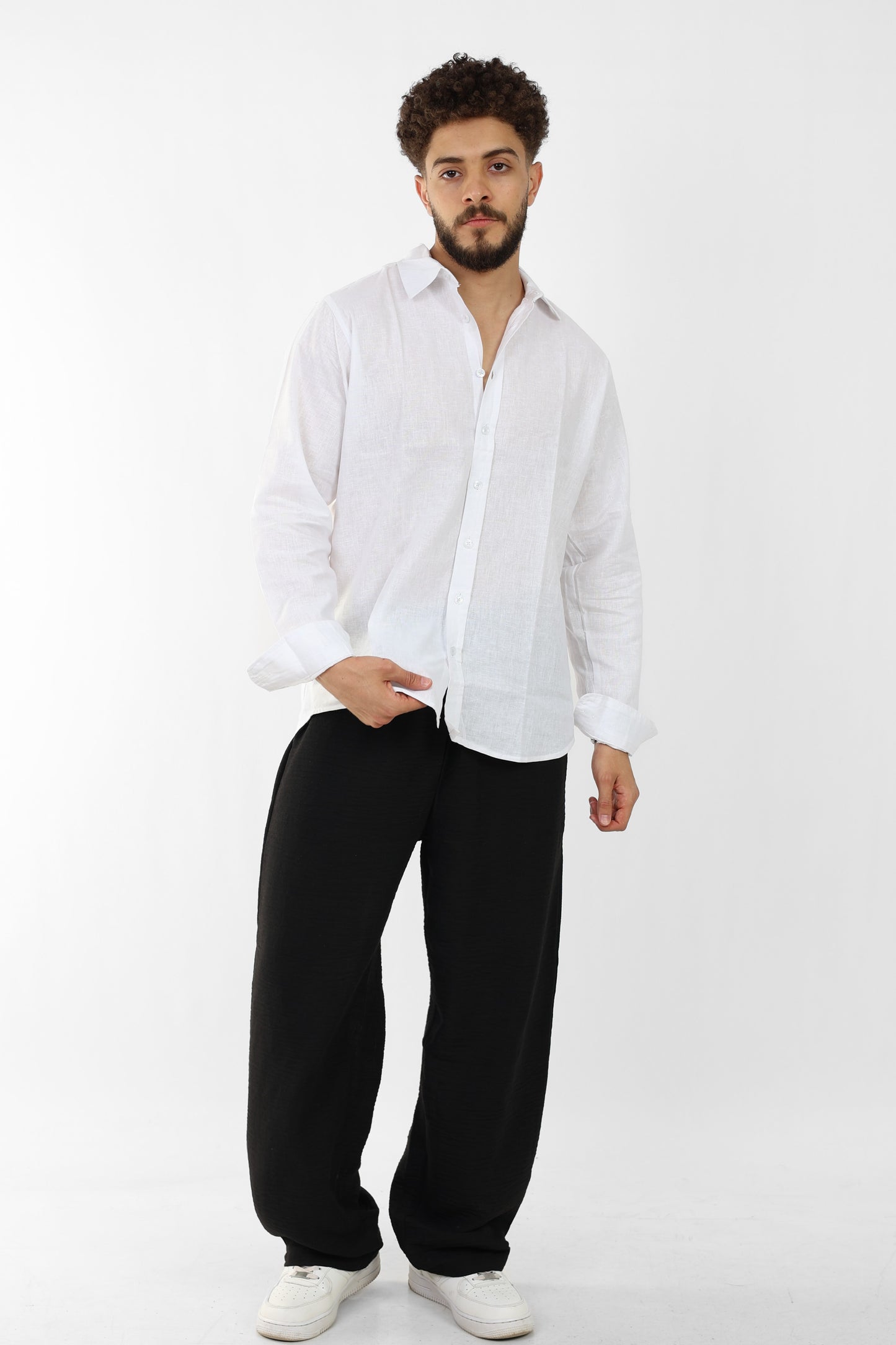 White Linen Shirt