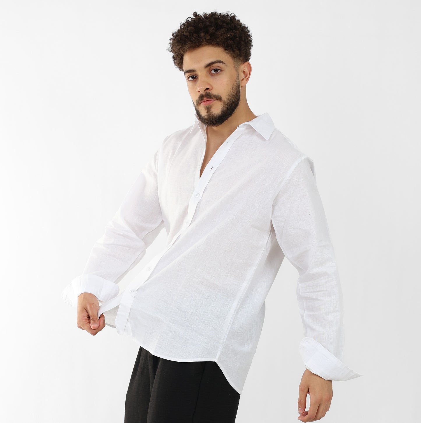 White Linen Shirt
