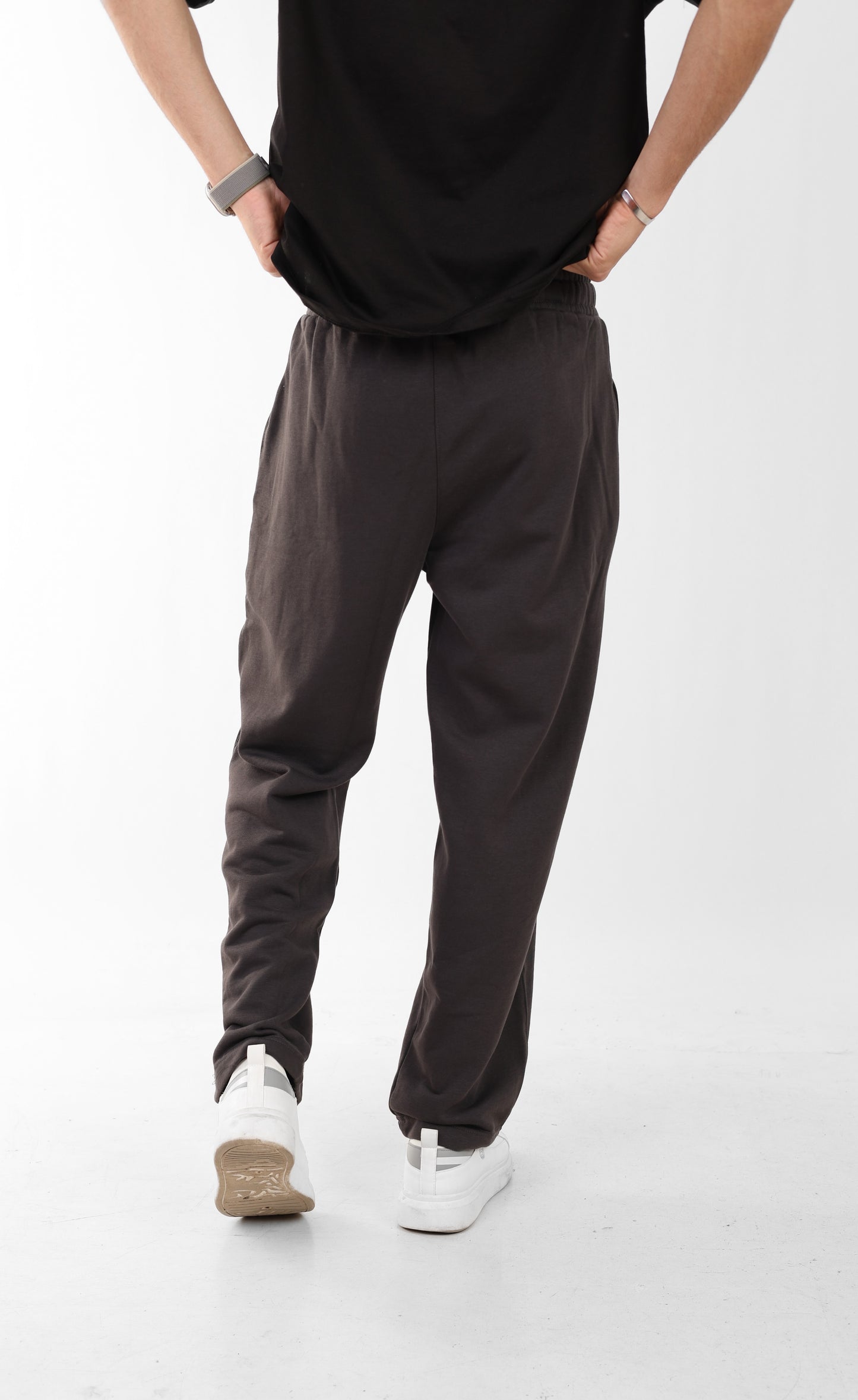 Wide Fit Grey Pants