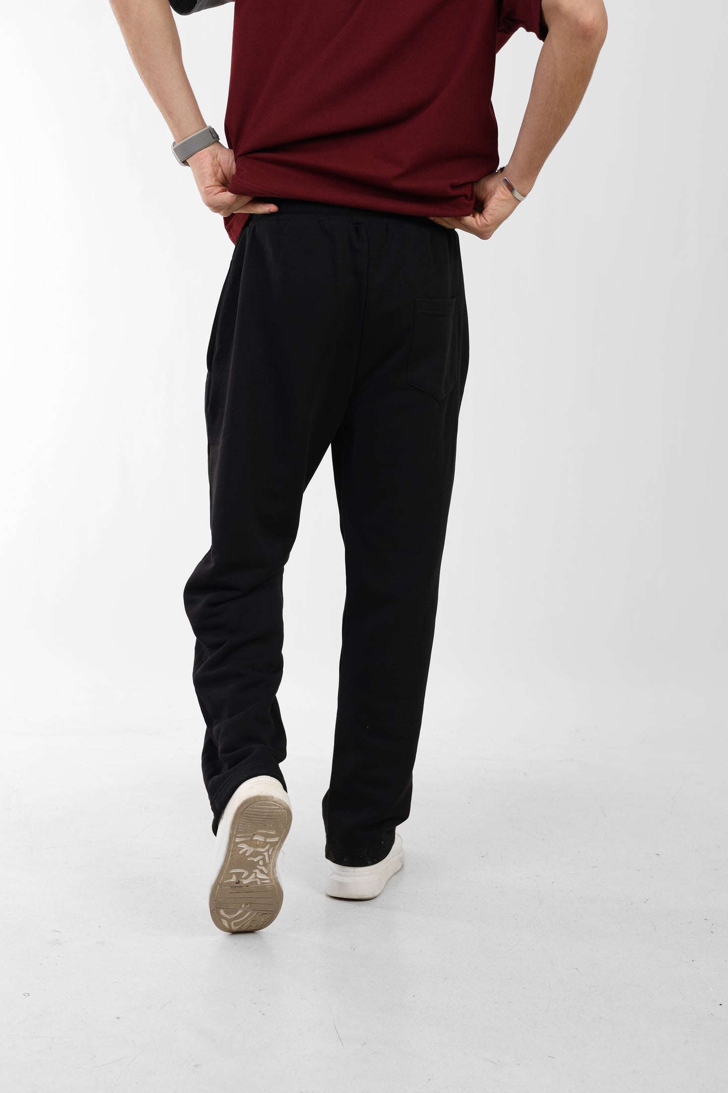 Wide Fit Black Pants