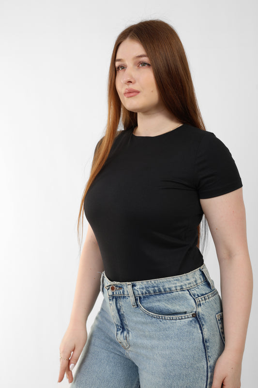 Basic Seamless Short Sleeve Top