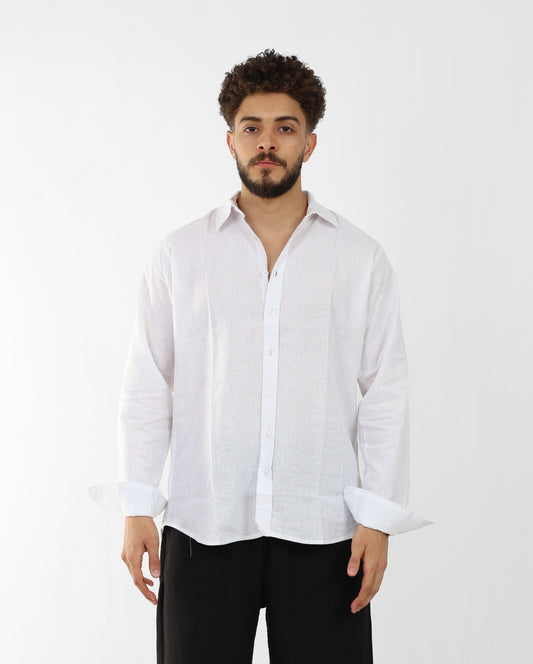 White Linen Shirt