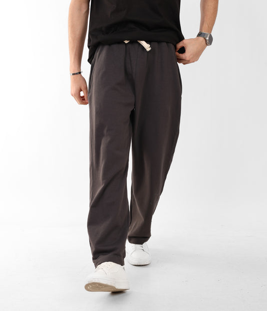 Wide Fit Grey Pants