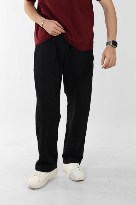 Wide Fit Black Pants